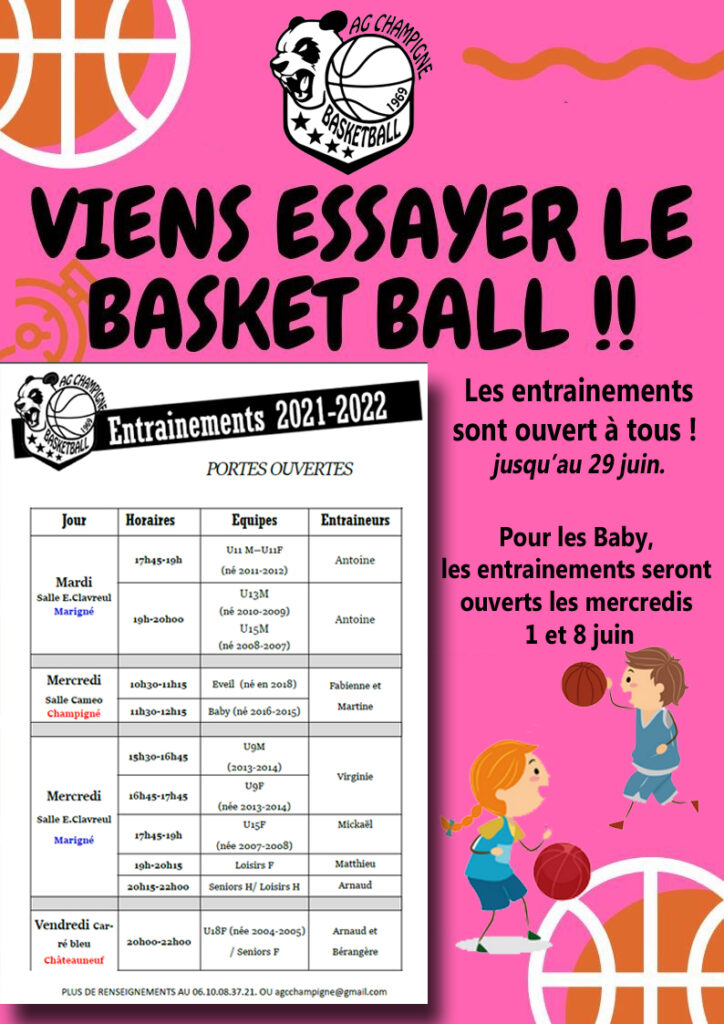 La charte du joueur de basketball Club de BASKETBALL